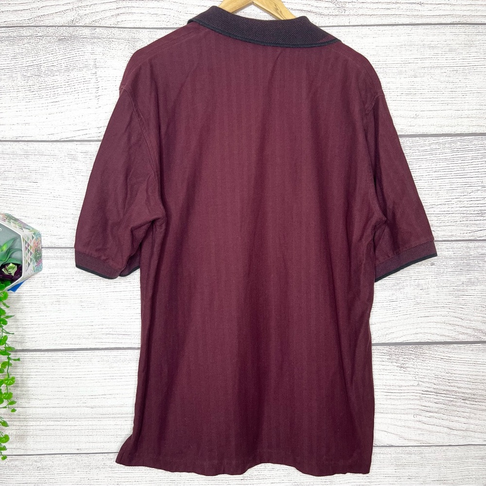 Vintage Jaguar Men's Burgundy Polo Shirt Size XL - Picture 5 of 7